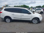 2011 Chevrolet Traverse Ls White vin: 1GNKVEED9BJ292528