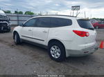 2011 Chevrolet Traverse Ls White vin: 1GNKVEED9BJ292528