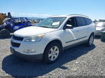 2011 Chevrolet Traverse Ls White vin: 1GNKVEEDXBJ103434