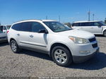 2011 Chevrolet Traverse Ls White vin: 1GNKVEEDXBJ103434