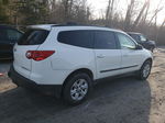 2012 Chevrolet Traverse Ls White vin: 1GNKVFED0CJ192518