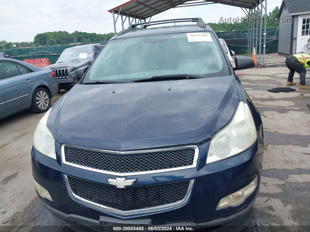 2011 Chevrolet Traverse Ls Blue vin: 1GNKVFED2BJ345172