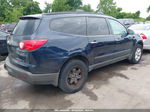 2011 Chevrolet Traverse Ls Blue vin: 1GNKVFED2BJ345172