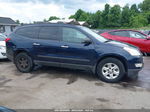 2011 Chevrolet Traverse Ls Blue vin: 1GNKVFED2BJ345172