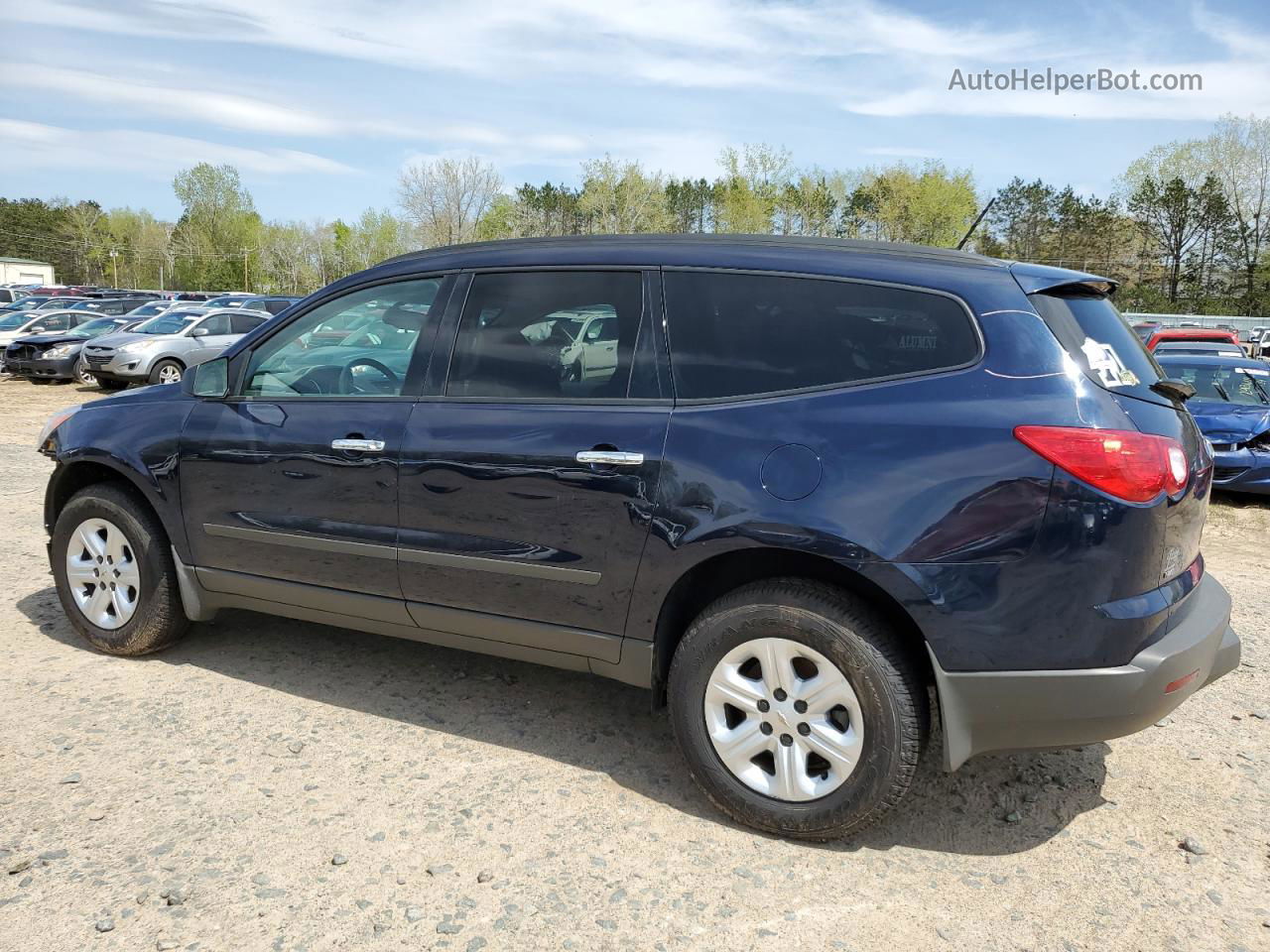 2011 Chevrolet Traverse Ls Синий vin: 1GNKVFED2BJ377314