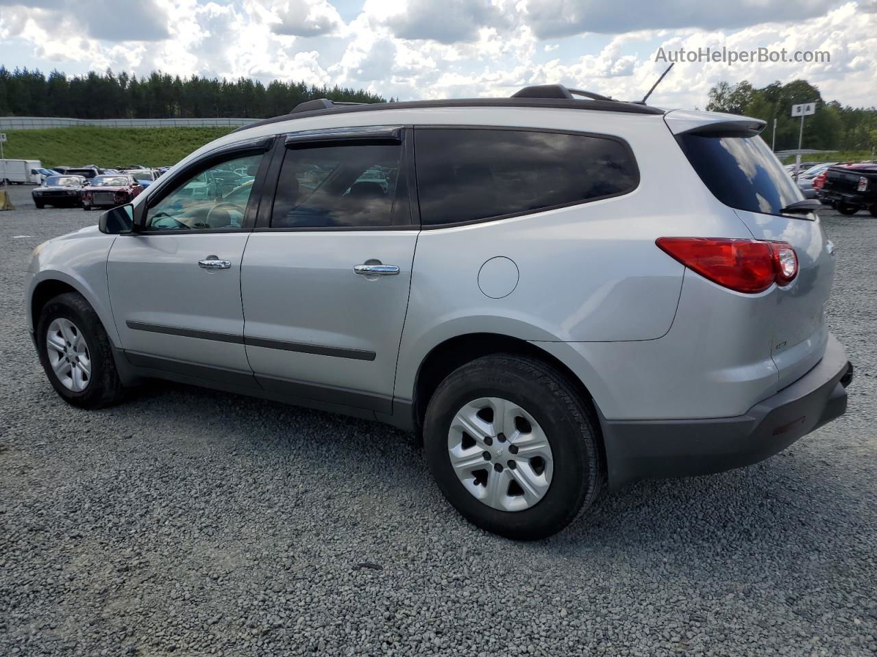 2012 Chevrolet Traverse Ls Silver vin: 1GNKVFED2CJ357517