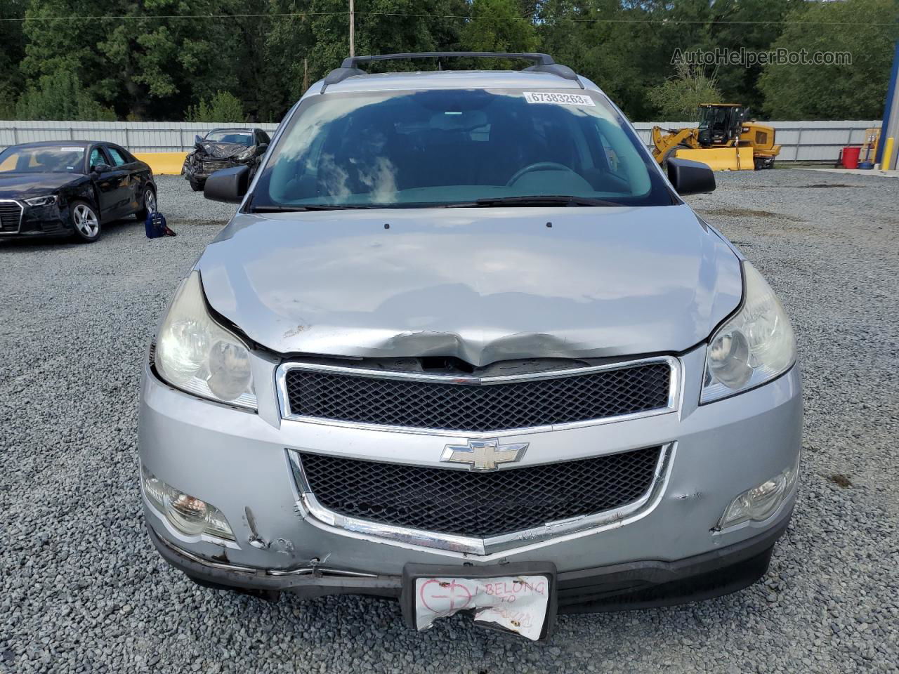 2012 Chevrolet Traverse Ls Silver vin: 1GNKVFED2CJ357517