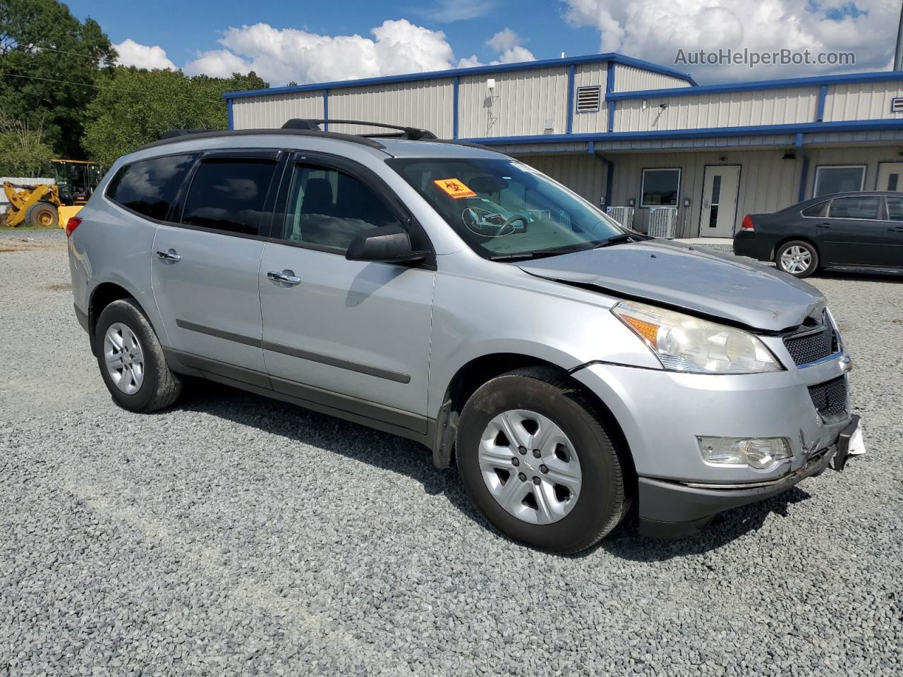 2012 Chevrolet Traverse Ls Silver vin: 1GNKVFED2CJ357517