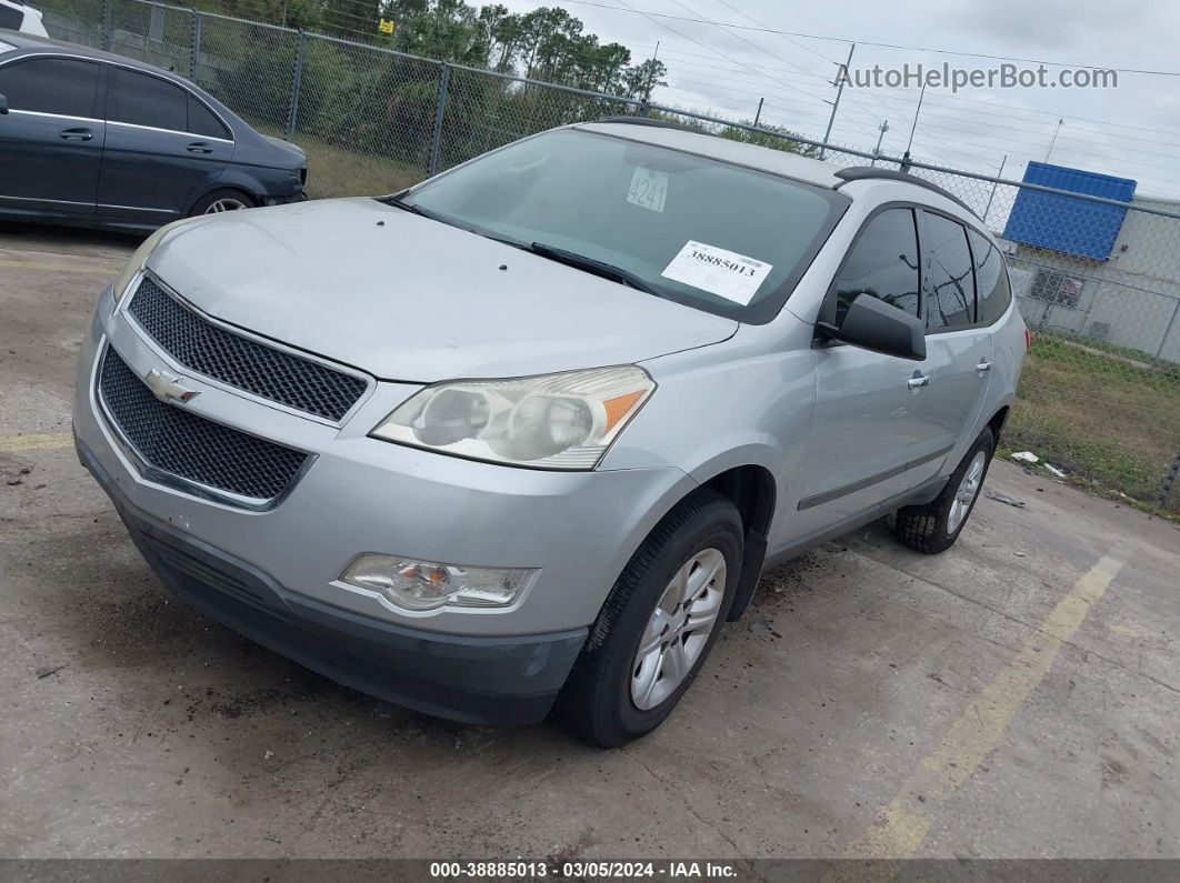 2011 Chevrolet Traverse Ls Silver vin: 1GNKVFED3BJ294975