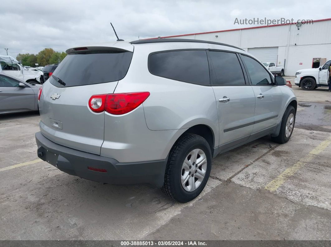 2011 Chevrolet Traverse Ls Silver vin: 1GNKVFED3BJ294975