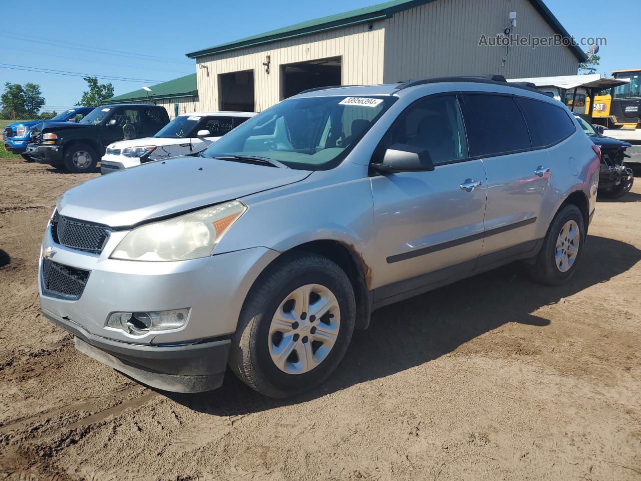 2012 Chevrolet Traverse Ls Gray vin: 1GNKVFED3CJ314594