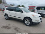 2011 Chevrolet Traverse Ls White vin: 1GNKVFED4BJ232419