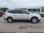 2011 Chevrolet Traverse Ls White vin: 1GNKVFED4BJ232419