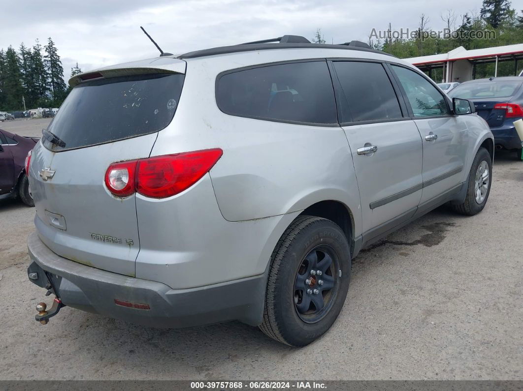 2011 Chevrolet Traverse Ls Silver vin: 1GNKVFED5BJ210770