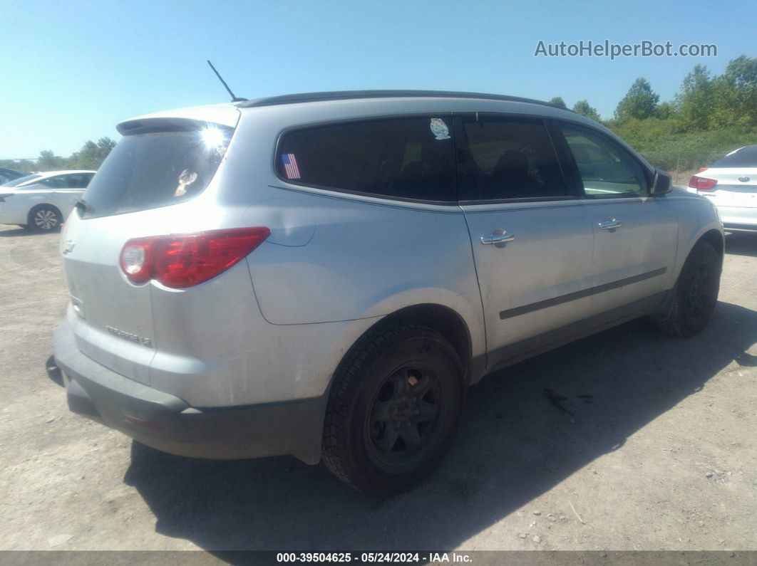 2012 Chevrolet Traverse Ls Silver vin: 1GNKVFED5CJ212598