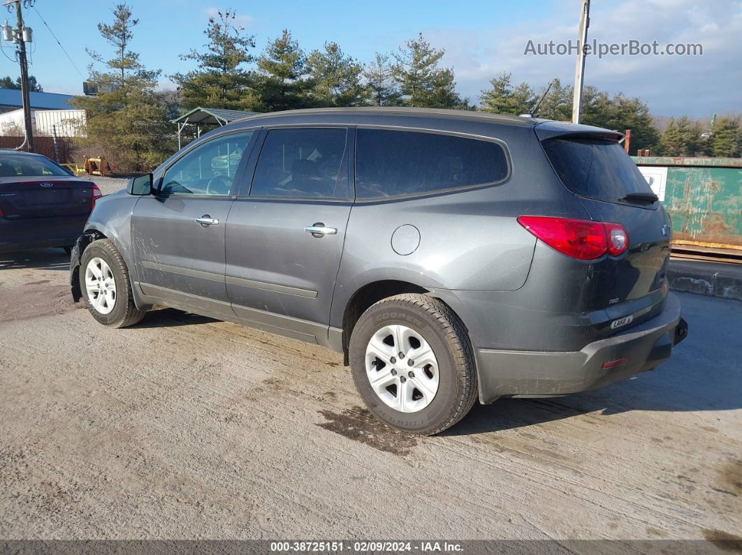 2012 Chevrolet Traverse Ls Gray vin: 1GNKVFED5CJ402238