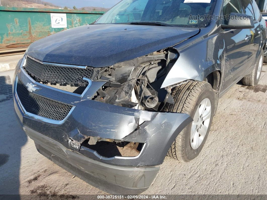 2012 Chevrolet Traverse Ls Gray vin: 1GNKVFED5CJ402238