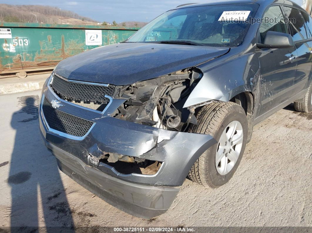 2012 Chevrolet Traverse Ls Gray vin: 1GNKVFED5CJ402238