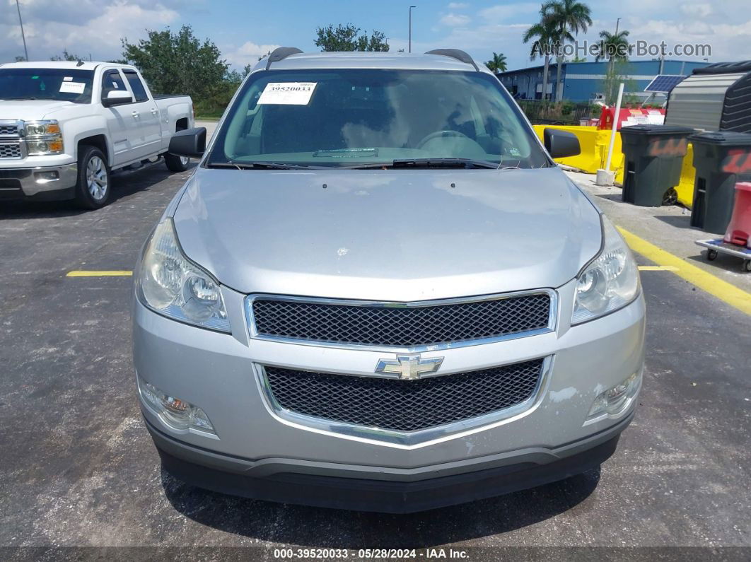 2012 Chevrolet Traverse Ls Silver vin: 1GNKVFED6CJ419680