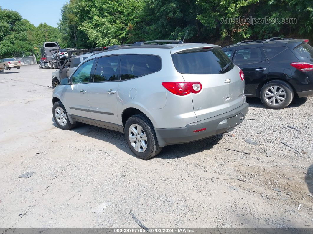 2012 Chevrolet Traverse Ls Silver vin: 1GNKVFED7C3190264