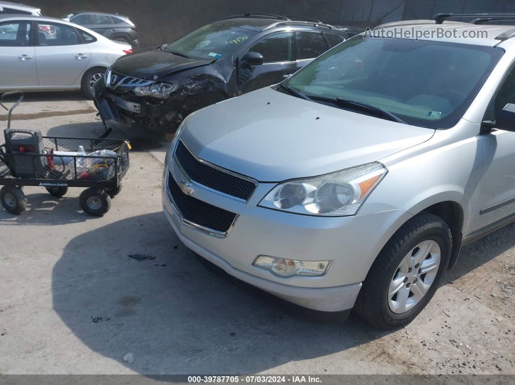 2012 Chevrolet Traverse Ls Silver vin: 1GNKVFED7C3190264