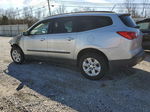 2012 Chevrolet Traverse Ls Silver vin: 1GNKVFED7CJ162304