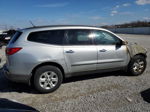 2012 Chevrolet Traverse Ls Silver vin: 1GNKVFED7CJ162304