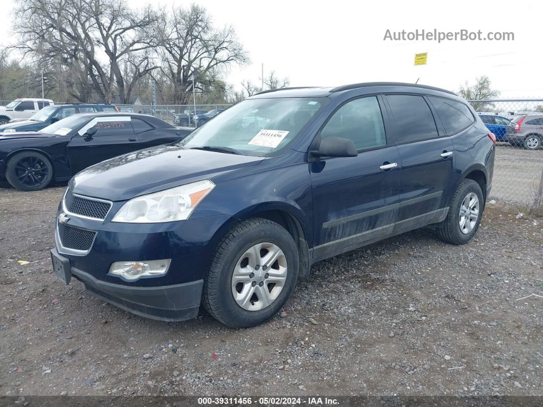 2012 Chevrolet Traverse Ls Dark Blue vin: 1GNKVFED8CJ183100