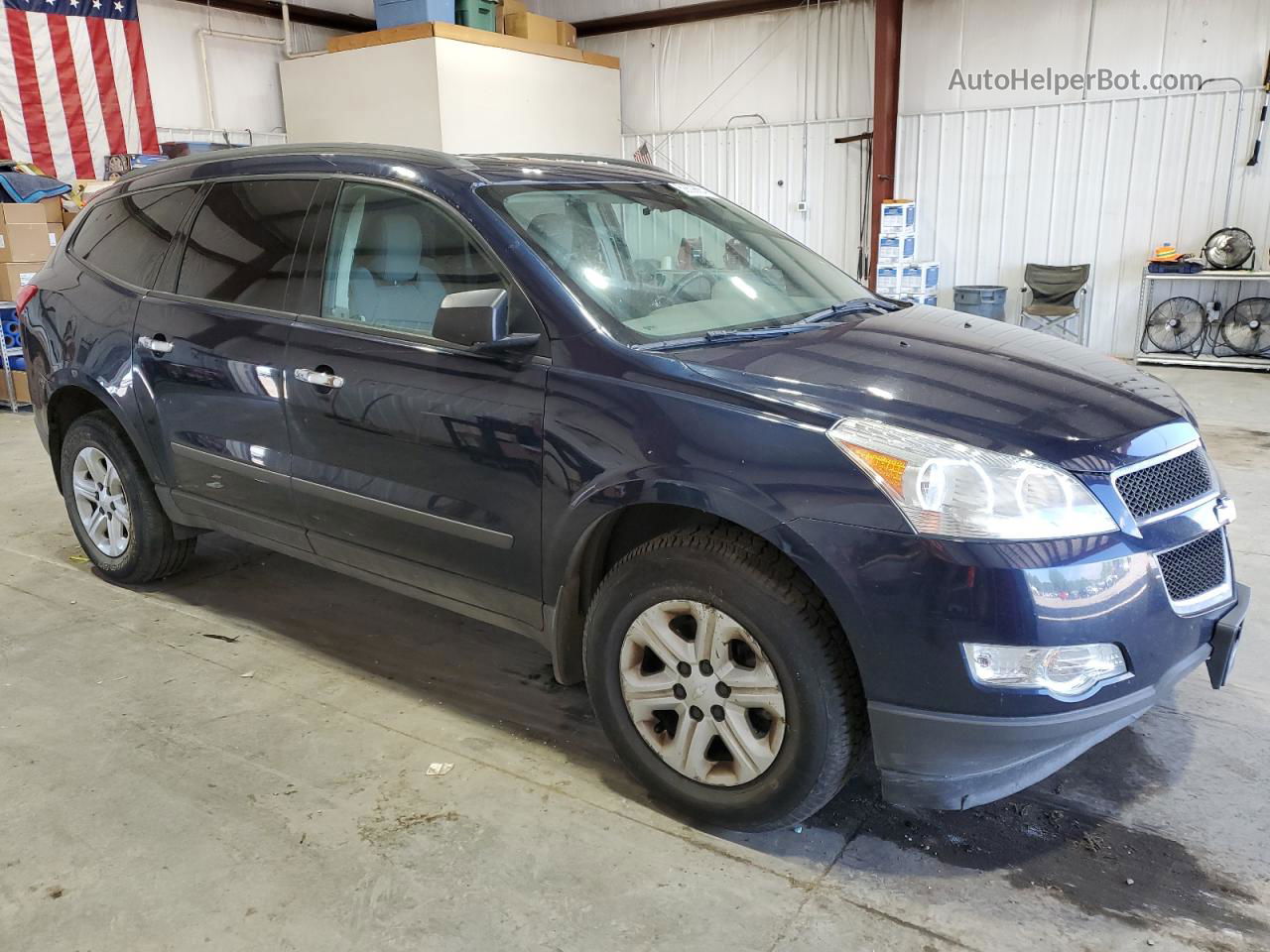 2012 Chevrolet Traverse Ls Blue vin: 1GNKVFEDXCJ172275