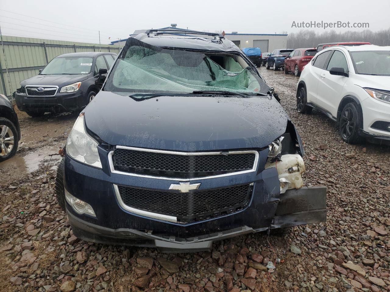 2012 Chevrolet Traverse Ls Blue vin: 1GNKVFEDXCJ208157