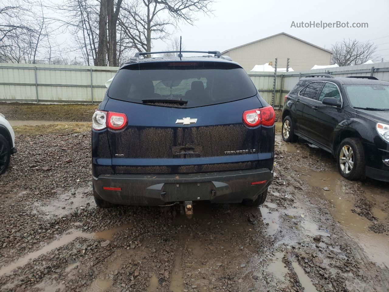 2012 Chevrolet Traverse Ls Blue vin: 1GNKVFEDXCJ208157