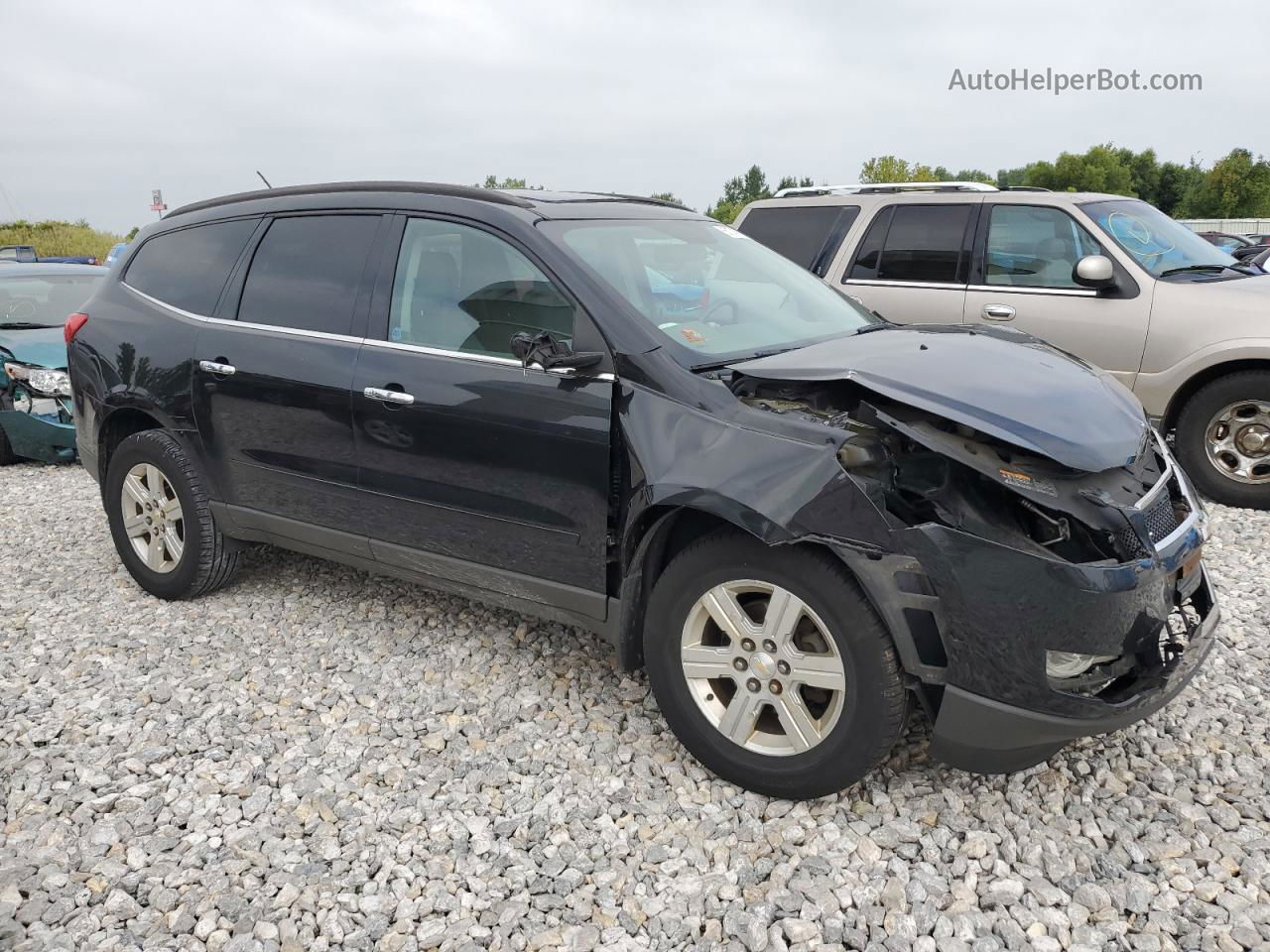 2011 Chevrolet Traverse Lt Black vin: 1GNKVGED0BJ368830