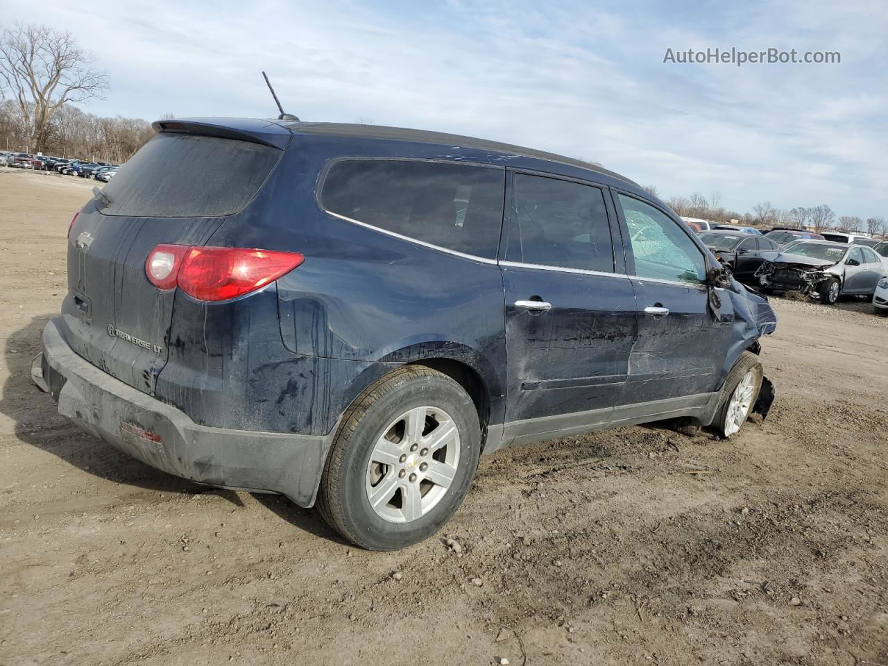 2011 Chevrolet Traverse Lt Blue vin: 1GNKVGED0BJ389399