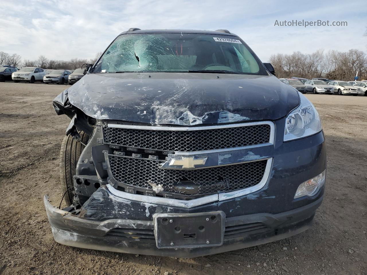 2011 Chevrolet Traverse Lt Blue vin: 1GNKVGED0BJ389399