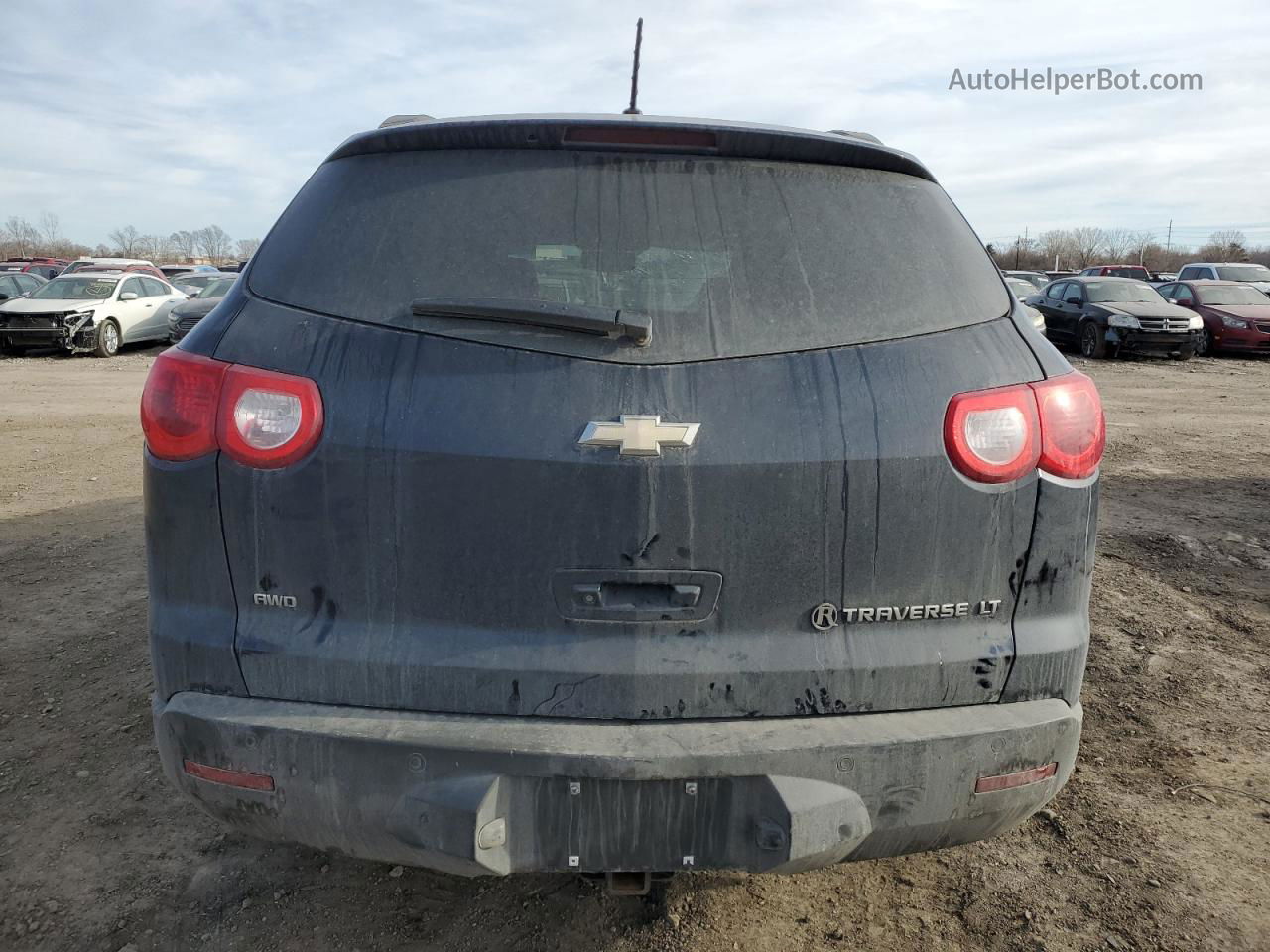 2011 Chevrolet Traverse Lt Синий vin: 1GNKVGED0BJ389399