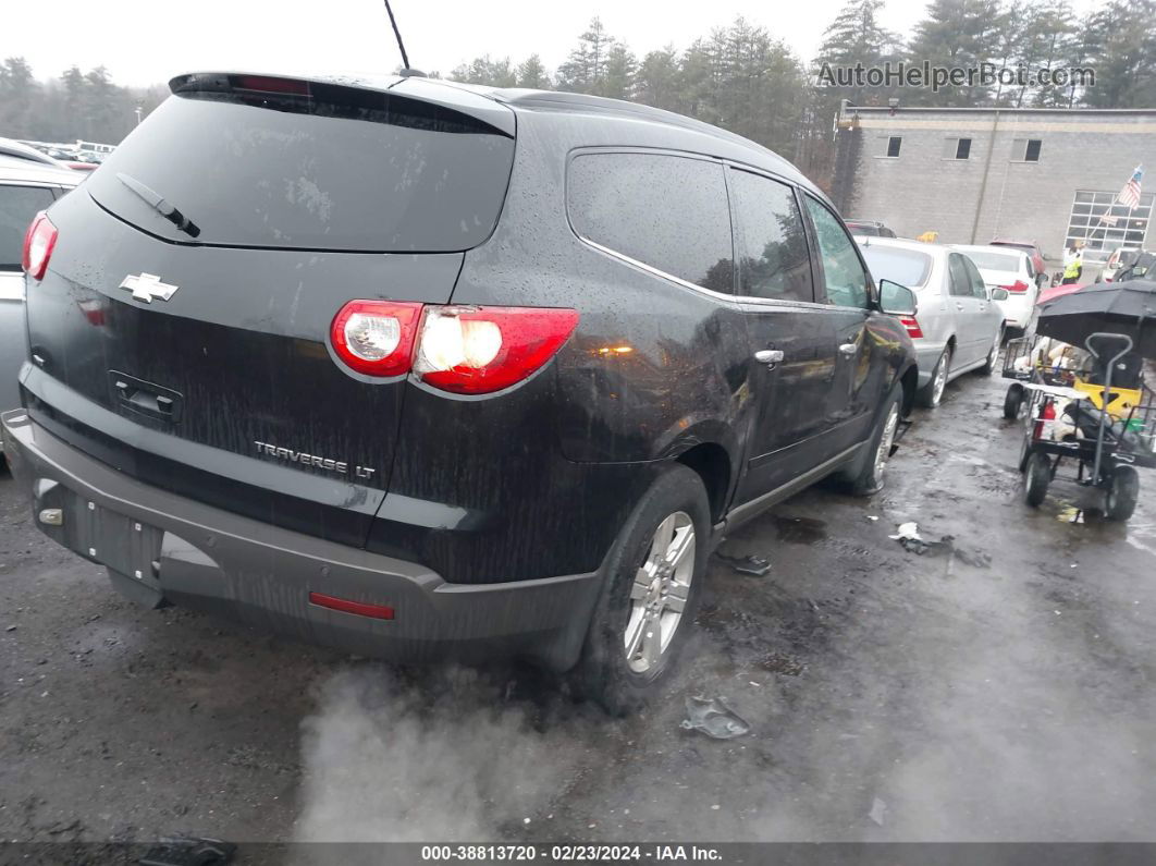 2012 Chevrolet Traverse 1lt Black vin: 1GNKVGED0CJ154650