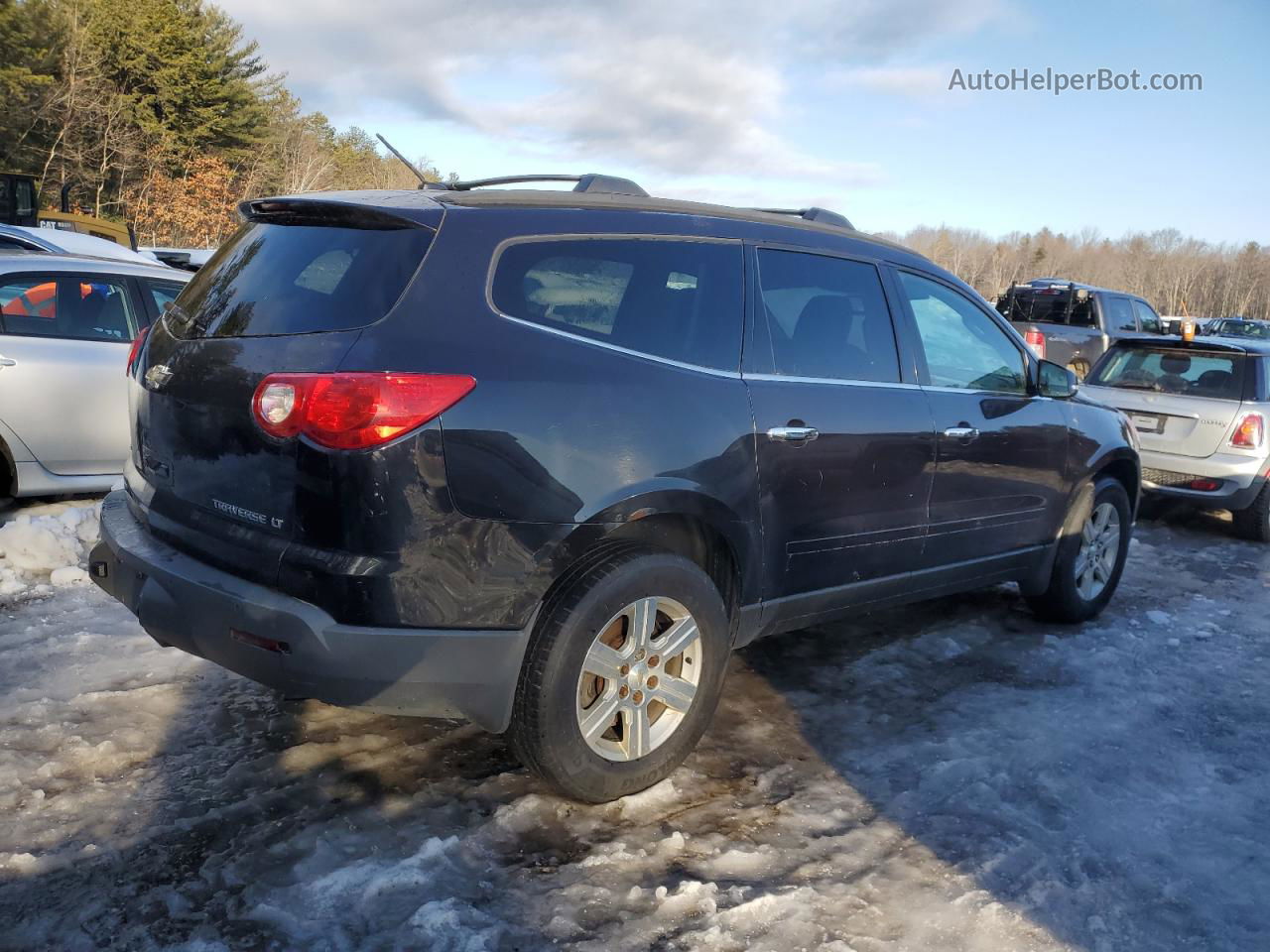 2012 Chevrolet Traverse Lt Black vin: 1GNKVGED0CJ171092