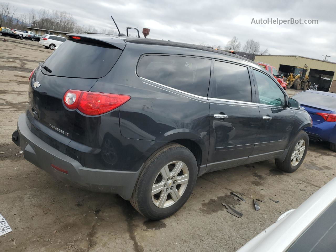 2012 Chevrolet Traverse Lt Black vin: 1GNKVGED0CJ296139