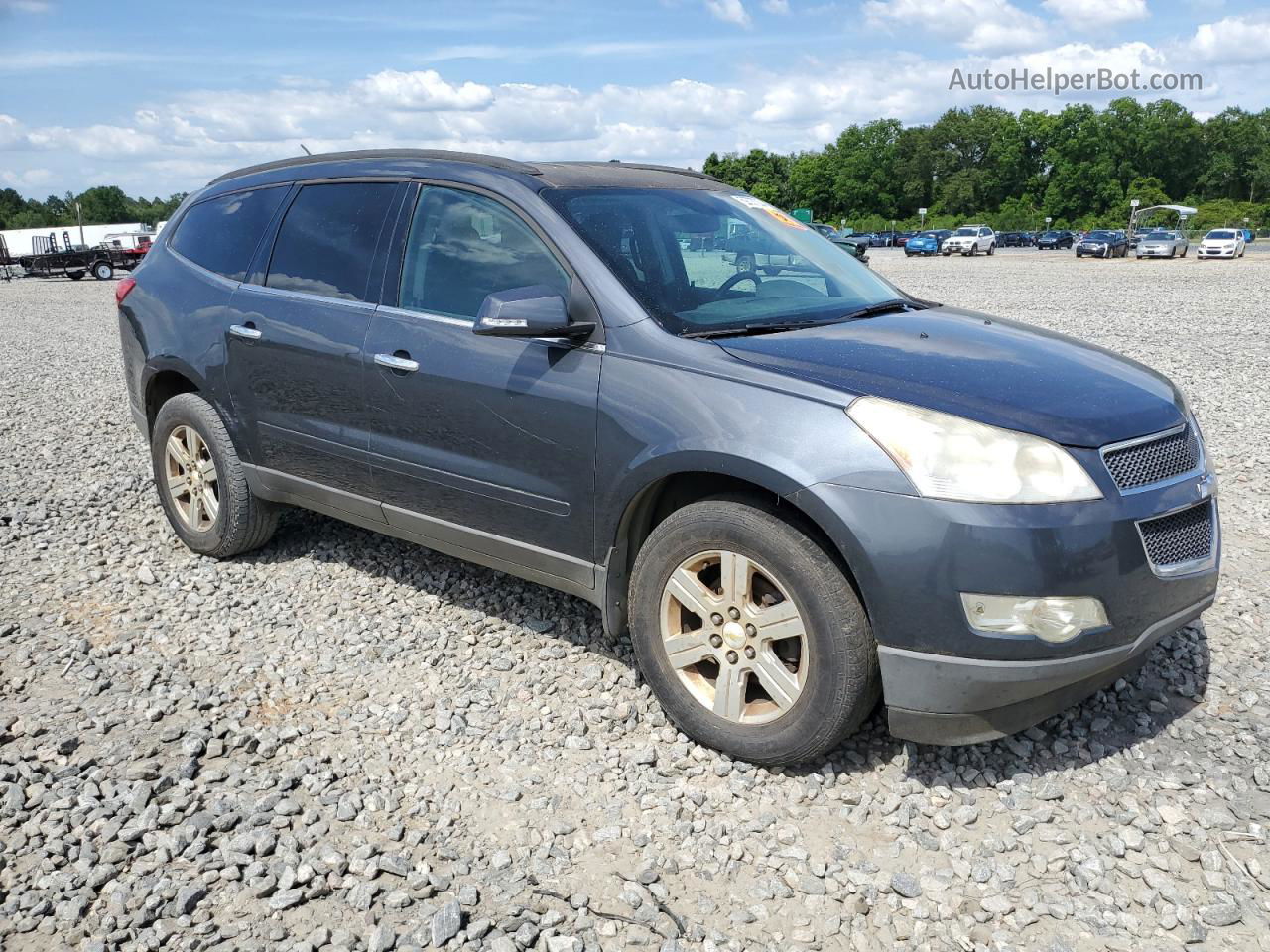 2012 Chevrolet Traverse Lt Серый vin: 1GNKVGED0CJ347591