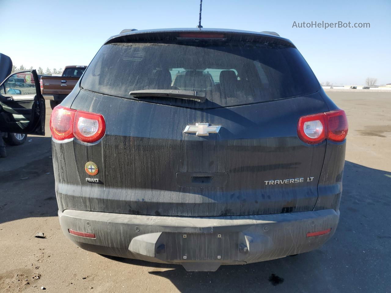 2012 Chevrolet Traverse Lt Black vin: 1GNKVGED0CJ349695