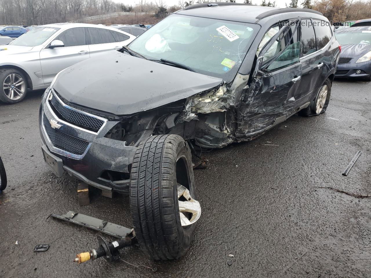 2012 Chevrolet Traverse Lt Черный vin: 1GNKVGED0CJ374824