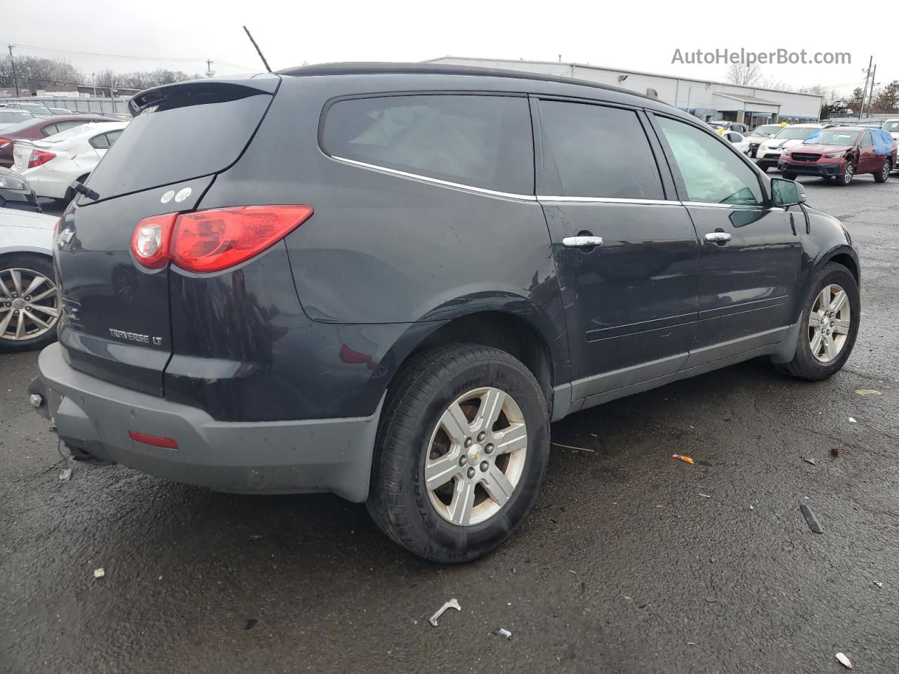 2012 Chevrolet Traverse Lt Black vin: 1GNKVGED0CJ374824