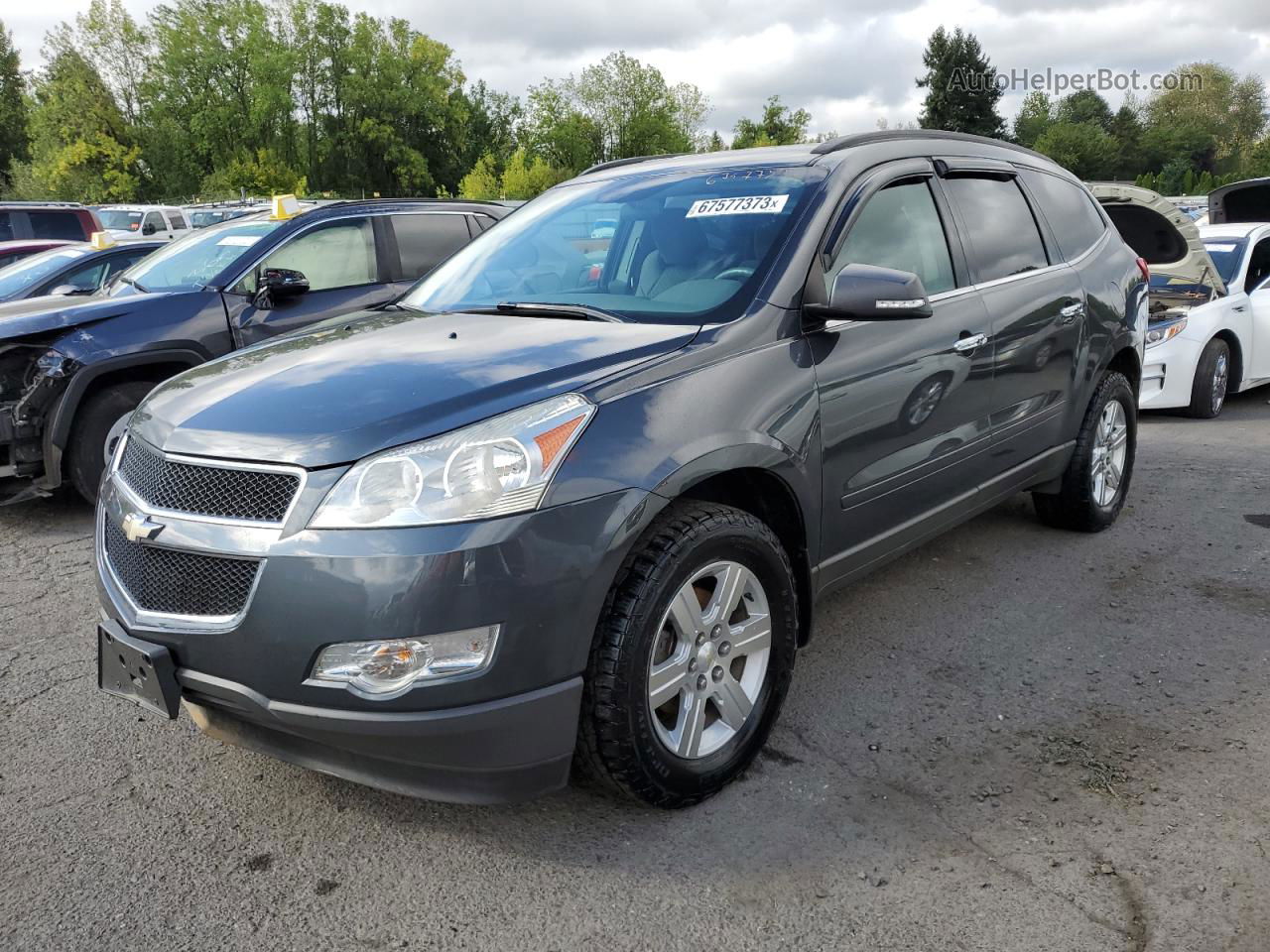 2011 Chevrolet Traverse Lt Gray vin: 1GNKVGED1BJ128542