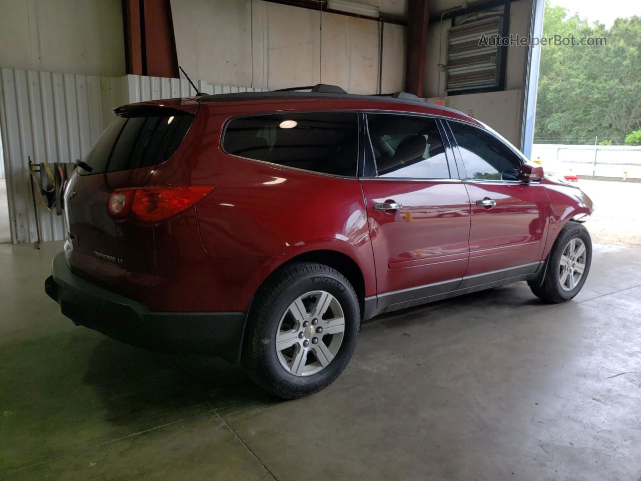 2011 Chevrolet Traverse Lt Maroon vin: 1GNKVGED1BJ131652