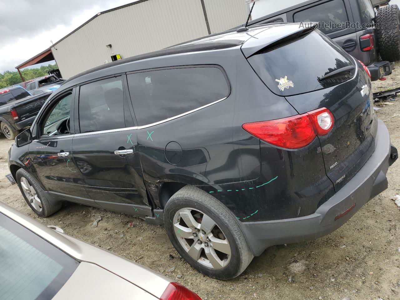 2011 Chevrolet Traverse Lt Black vin: 1GNKVGED1BJ241178