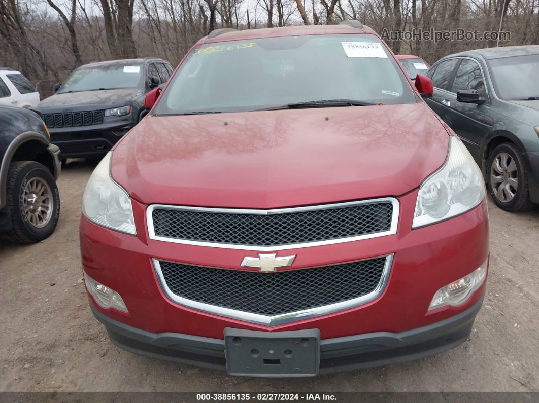 2012 Chevrolet Traverse 1lt Maroon vin: 1GNKVGED1CJ128154