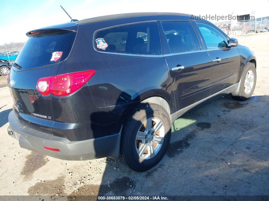 2012 Chevrolet Traverse 1lt Black vin: 1GNKVGED1CJ152955