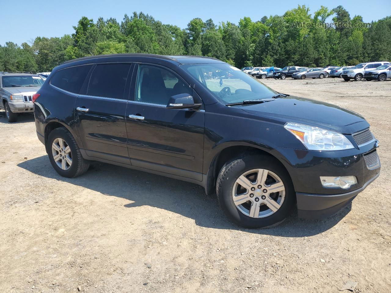 2012 Chevrolet Traverse Lt Black vin: 1GNKVGED1CJ163826