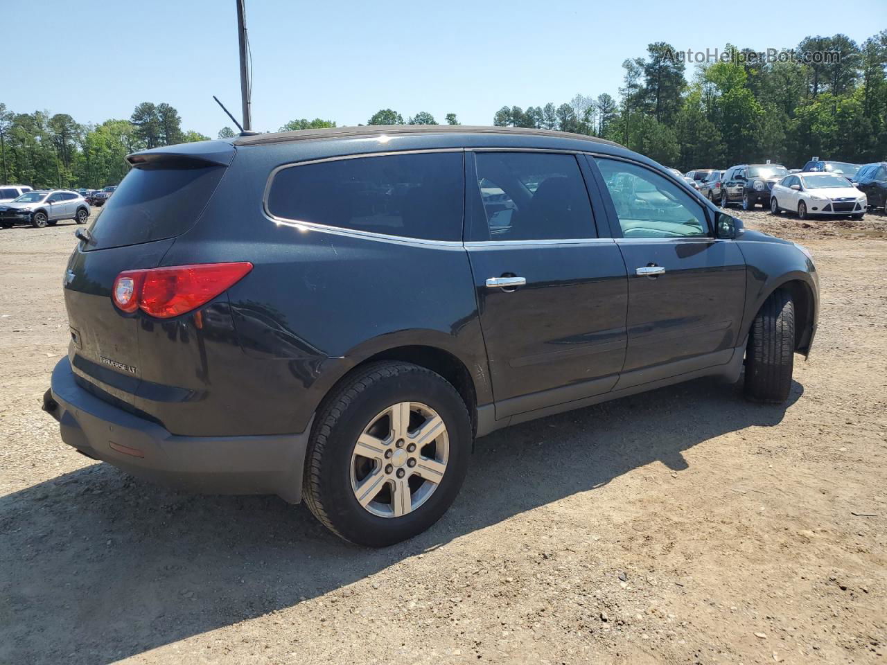 2012 Chevrolet Traverse Lt Black vin: 1GNKVGED1CJ163826