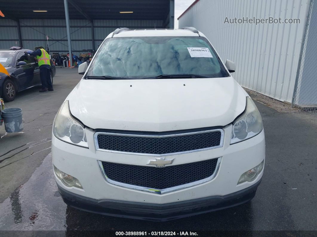 2012 Chevrolet Traverse 1lt White vin: 1GNKVGED1CJ243482